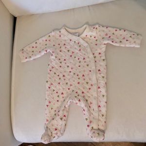 Precious soft onesie. Gold accents!